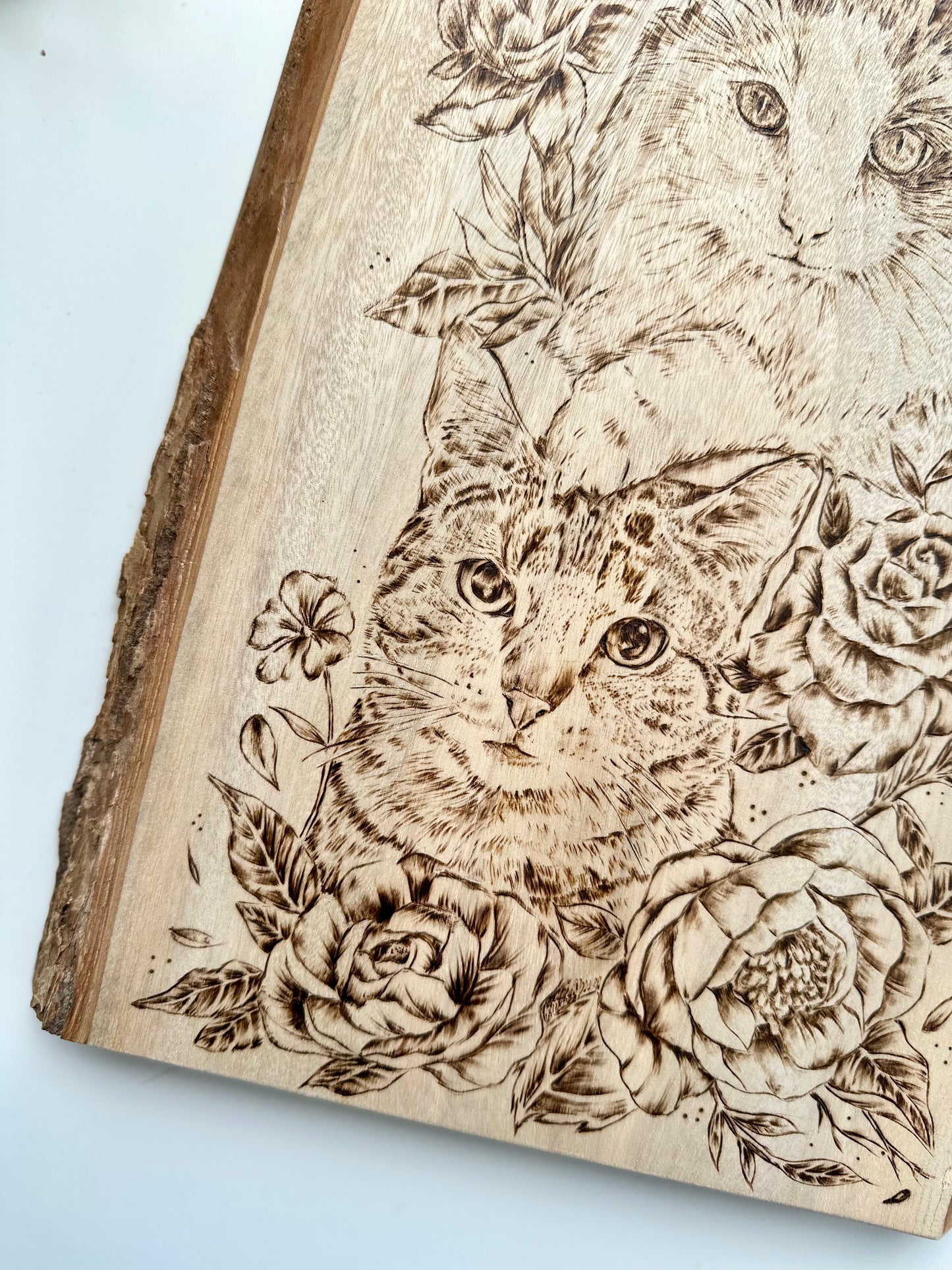Customized Pet Portrait Pyrograpghy Artwork