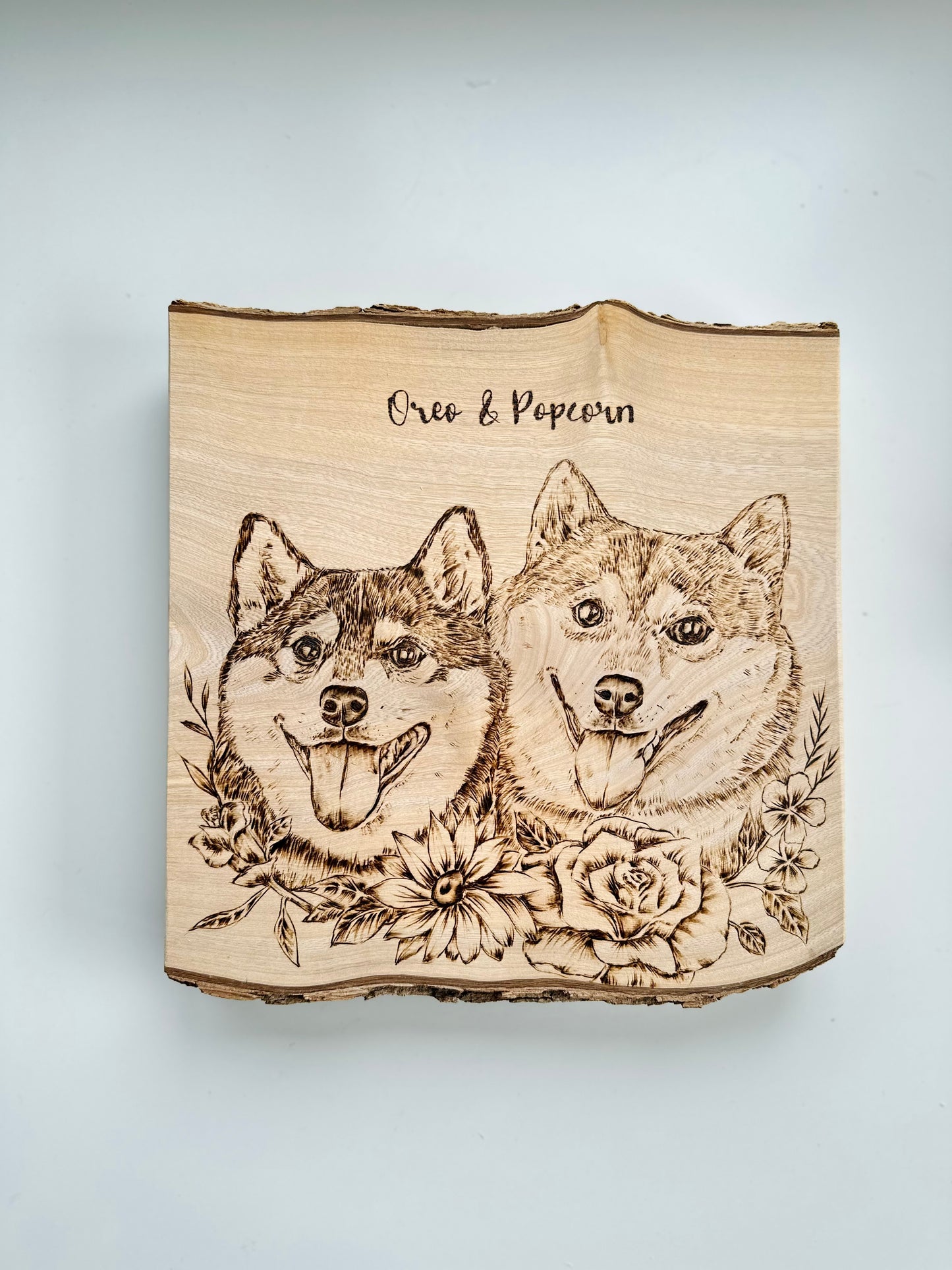 Customized Pet Portrait Pyrograpghy Artwork