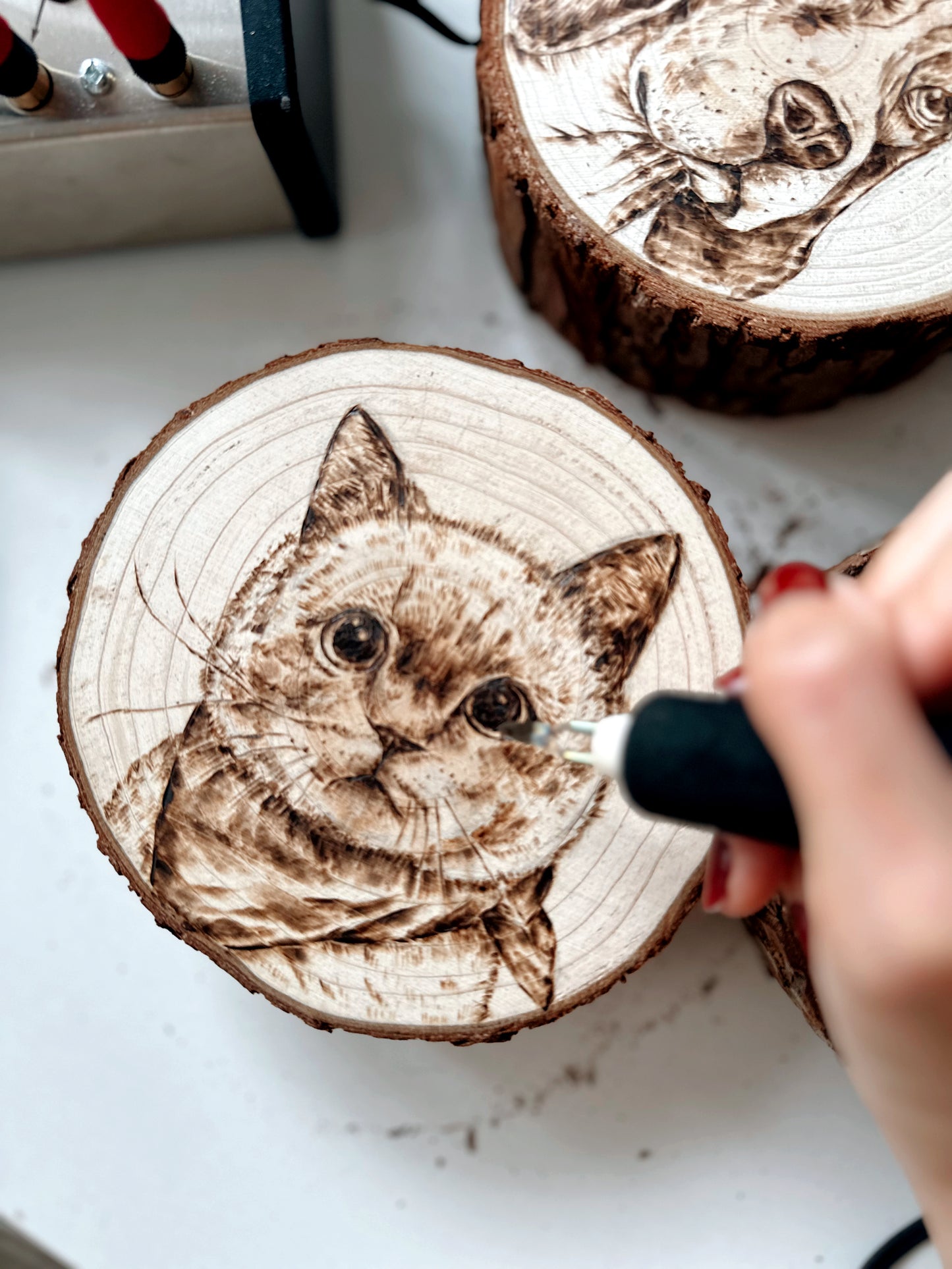 Customized Pet Portrait Pyrograpghy Artwork